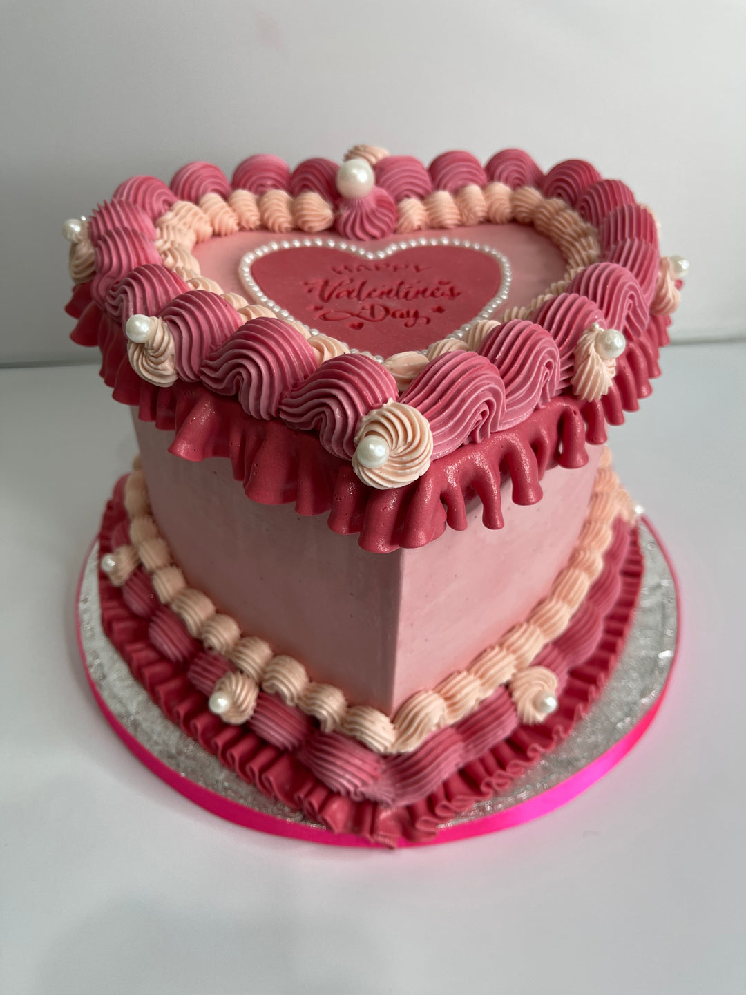 HEART SHAPED CAKE DECORATING CLASS. LIVE ZOOM CLASS 2025