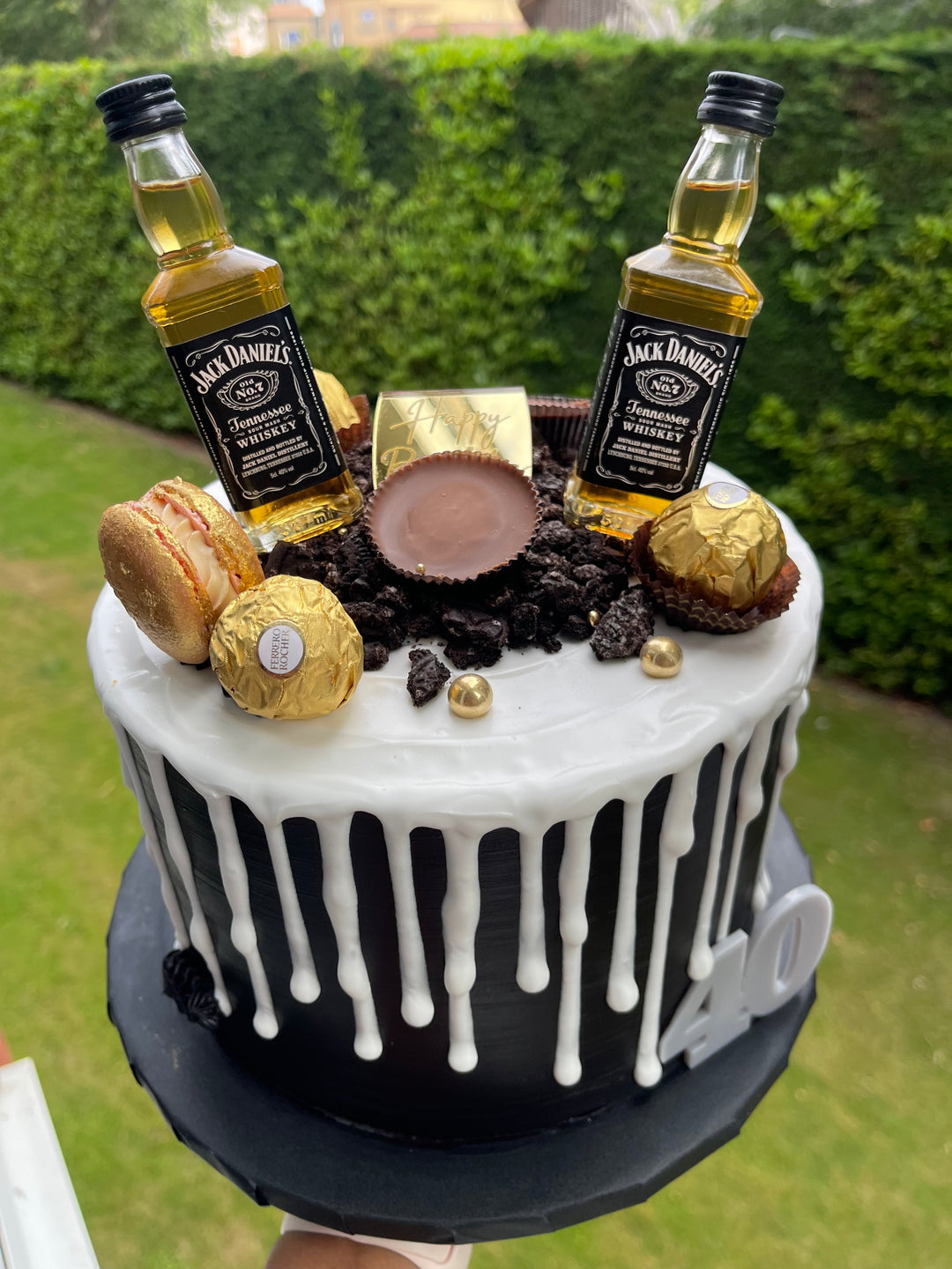 Jack Daniels Chocolate Drip Cake