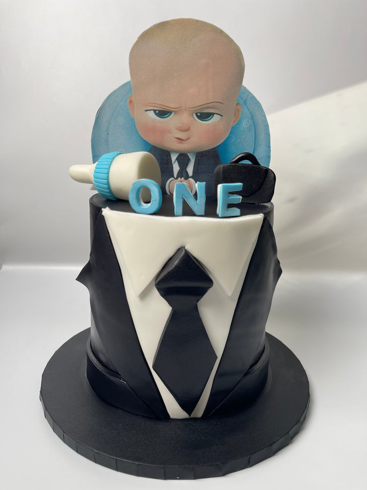 Boss in the Making Cake