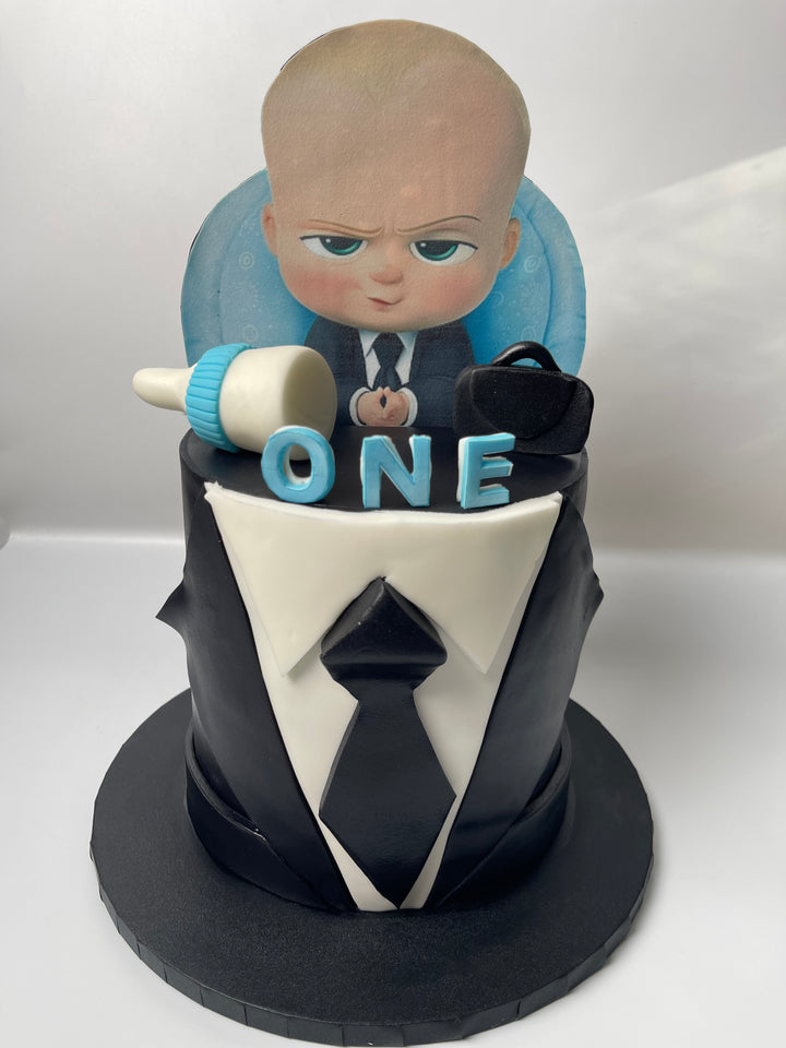 Boss in the Making Cake