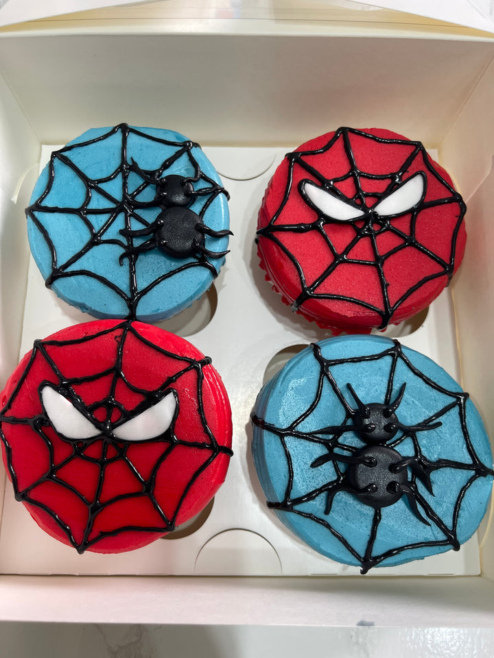 Spiderman Themed Cupcakes