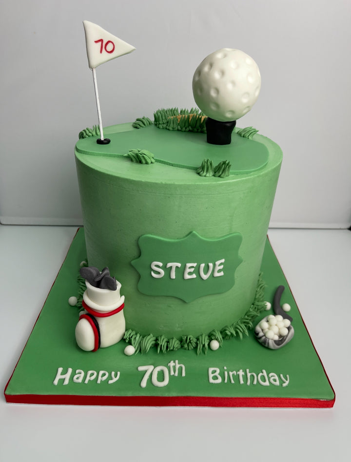 Golf themed Celebration Cake