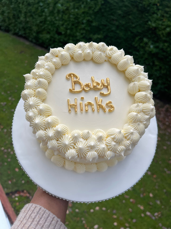 Gender reveal cake