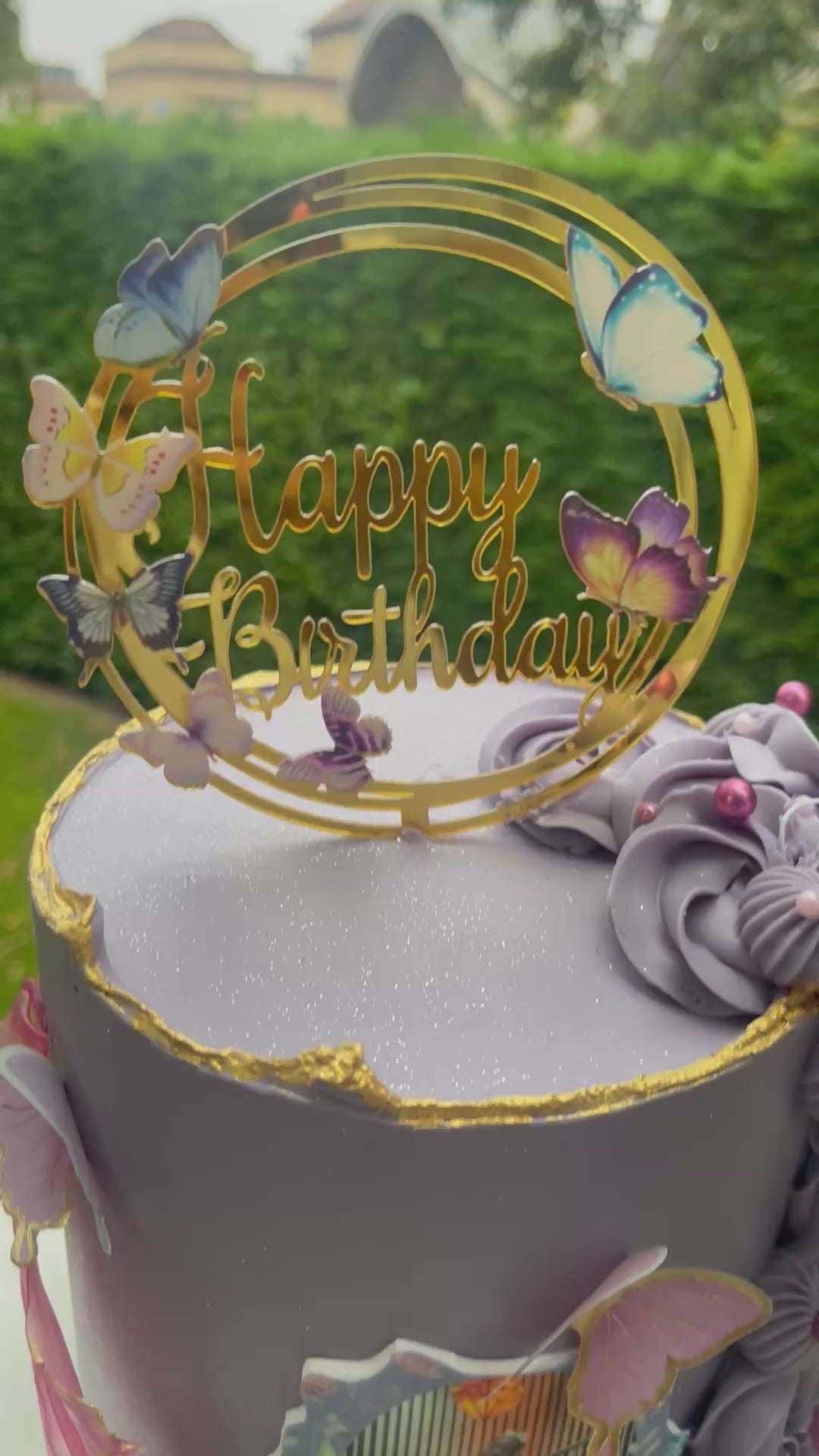 Butterfly Birthday Cake