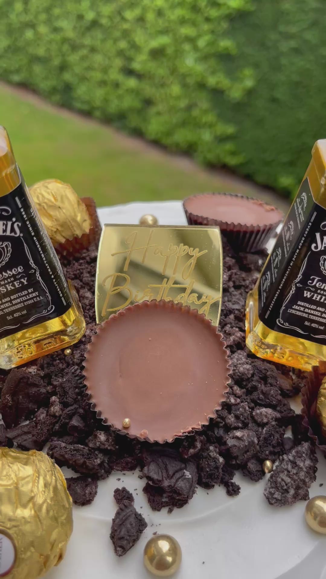 Jack Daniels Chocolate Drip Cake