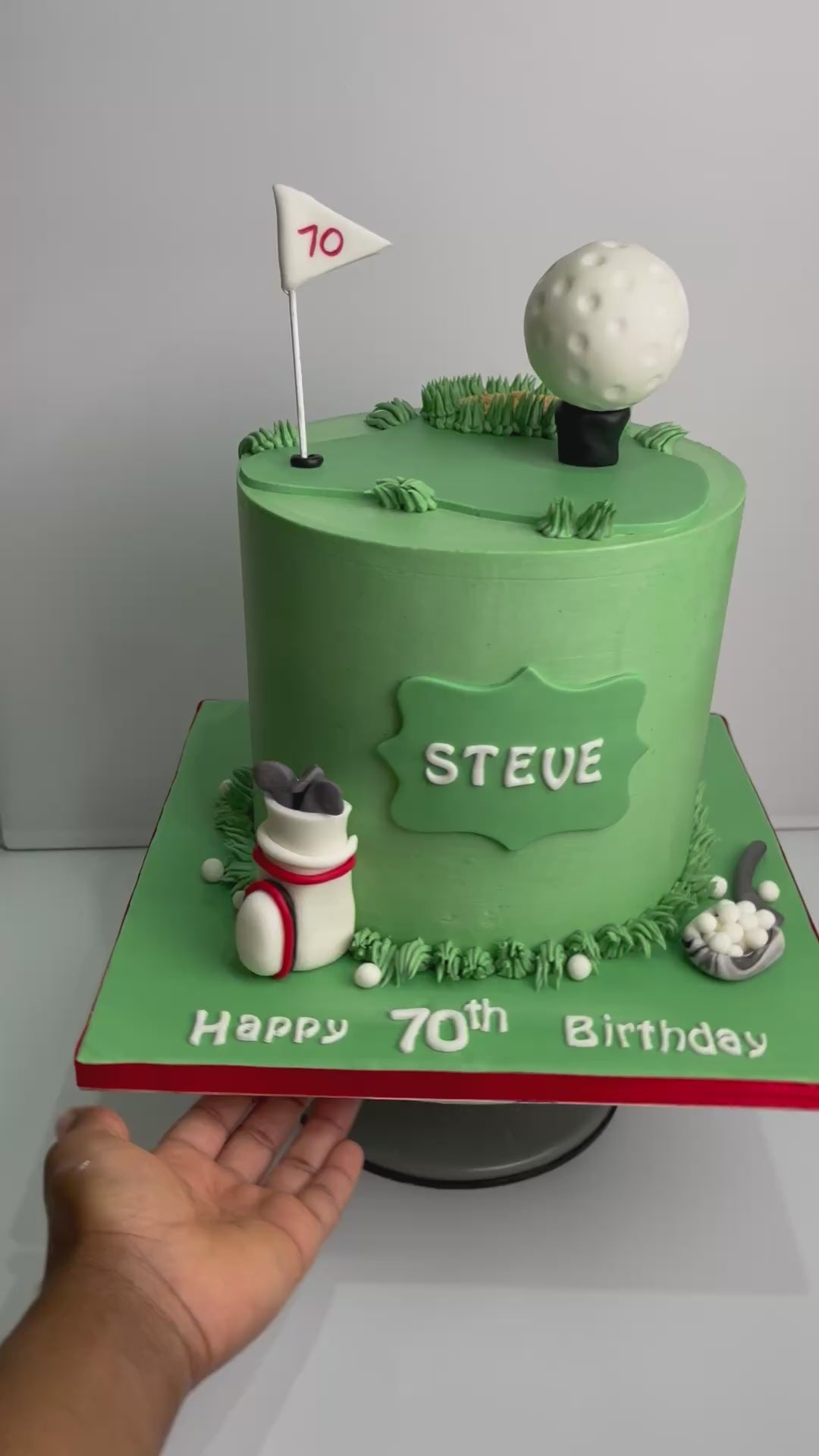 Golf themed Celebration Cake