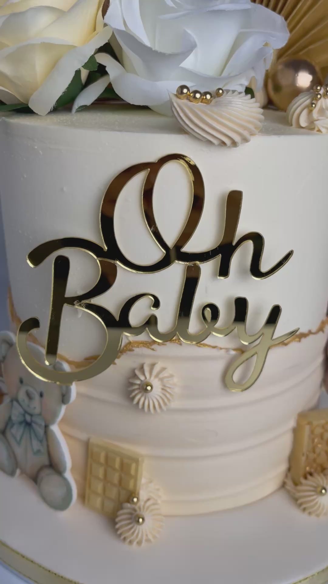 Gender Neutral baby Shower Cake
